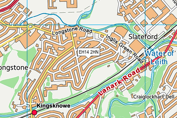 EH14 2HN map - OS VectorMap District (Ordnance Survey) EH14 2HN map - OS VectorMap District (Ordnance Survey)