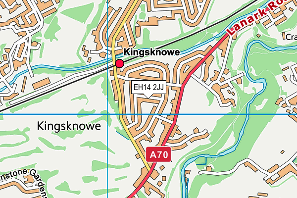 EH14 2JJ map - OS VectorMap District (Ordnance Survey) EH14 2JJ map - OS VectorMap District (Ordnance Survey)