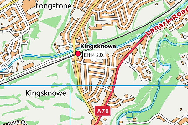 EH14 2JX map - OS VectorMap District (Ordnance Survey) EH14 2JX map - OS VectorMap District (Ordnance Survey)