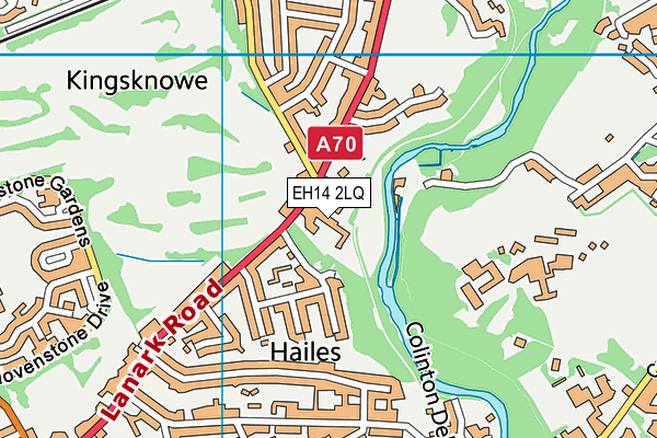 EH14 2LQ map - OS VectorMap District (Ordnance Survey) EH14 2LQ map - OS VectorMap District (Ordnance Survey)