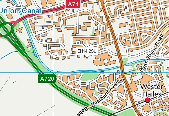 EH14 2SU map - OS VectorMap District (Ordnance Survey) EH14 2SU map - OS VectorMap District (Ordnance Survey)