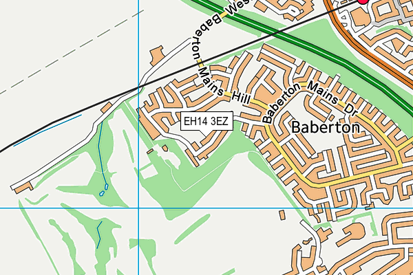 EH14 3EZ map - OS VectorMap District (Ordnance Survey) EH14 3EZ map - OS VectorMap District (Ordnance Survey)