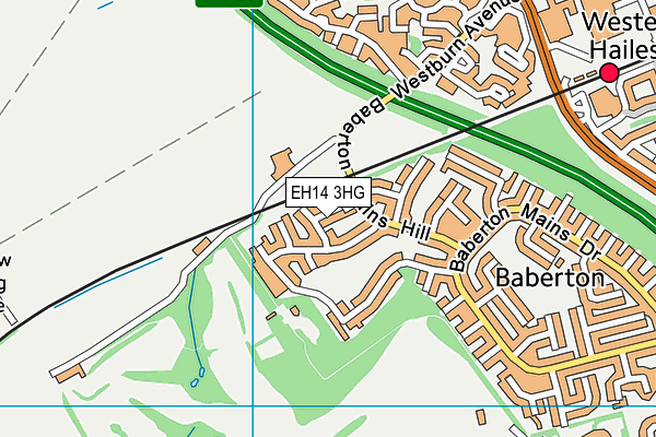 EH14 3HG map - OS VectorMap District (Ordnance Survey) EH14 3HG map - OS VectorMap District (Ordnance Survey)