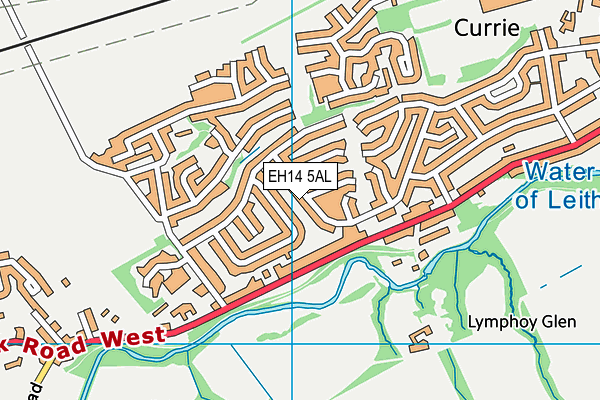 EH14 5AL map - OS VectorMap District (Ordnance Survey) EH14 5AL map - OS VectorMap District (Ordnance Survey)