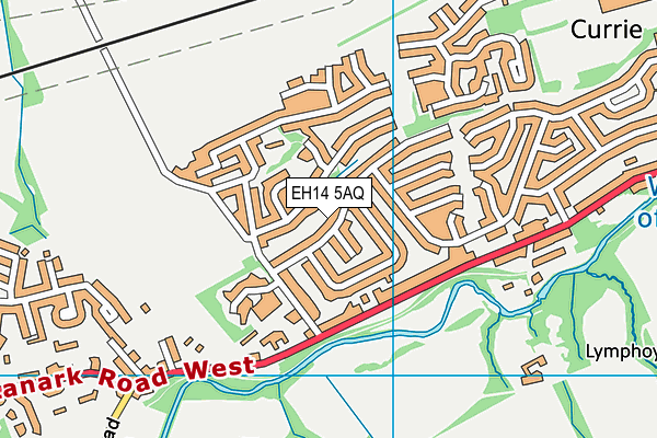 EH14 5AQ map - OS VectorMap District (Ordnance Survey) EH14 5AQ map - OS VectorMap District (Ordnance Survey)