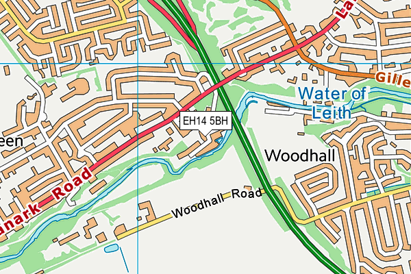 EH14 5BH map - OS VectorMap District (Ordnance Survey) EH14 5BH map - OS VectorMap District (Ordnance Survey)