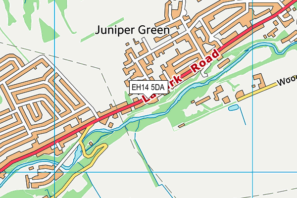 EH14 5DA map - OS VectorMap District (Ordnance Survey) EH14 5DA map - OS VectorMap District (Ordnance Survey)