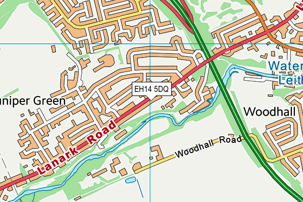 EH14 5DQ map - OS VectorMap District (Ordnance Survey) EH14 5DQ map - OS VectorMap District (Ordnance Survey)