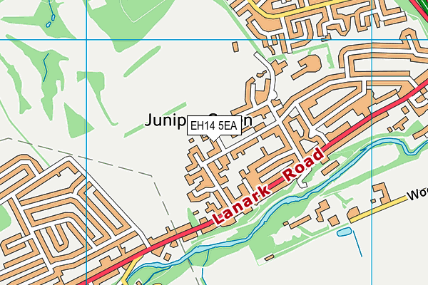 EH14 5EA map - OS VectorMap District (Ordnance Survey) EH14 5EA map - OS VectorMap District (Ordnance Survey)