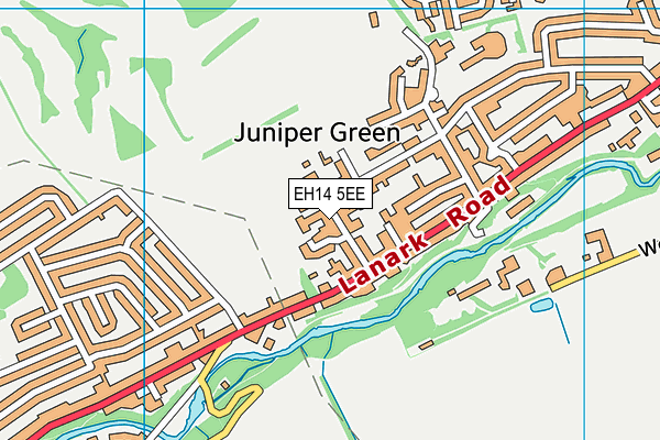 EH14 5EE map - OS VectorMap District (Ordnance Survey) EH14 5EE map - OS VectorMap District (Ordnance Survey)