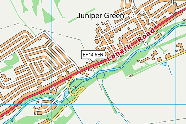 EH14 5ER map - OS VectorMap District (Ordnance Survey) EH14 5ER map - OS VectorMap District (Ordnance Survey)