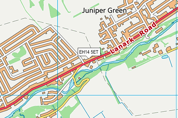 EH14 5ET map - OS VectorMap District (Ordnance Survey) EH14 5ET map - OS VectorMap District (Ordnance Survey)