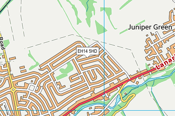 EH14 5HD map - OS VectorMap District (Ordnance Survey) EH14 5HD map - OS VectorMap District (Ordnance Survey)