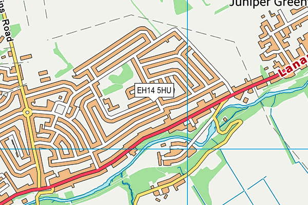 EH14 5HU map - OS VectorMap District (Ordnance Survey) EH14 5HU map - OS VectorMap District (Ordnance Survey)