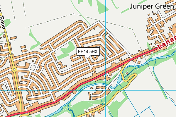 EH14 5HX map - OS VectorMap District (Ordnance Survey) EH14 5HX map - OS VectorMap District (Ordnance Survey)