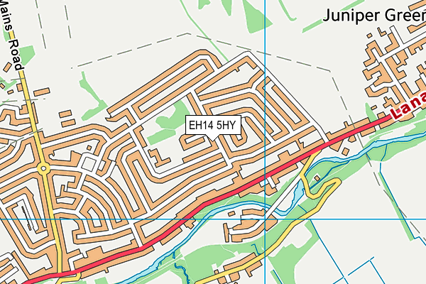 EH14 5HY map - OS VectorMap District (Ordnance Survey) EH14 5HY map - OS VectorMap District (Ordnance Survey)