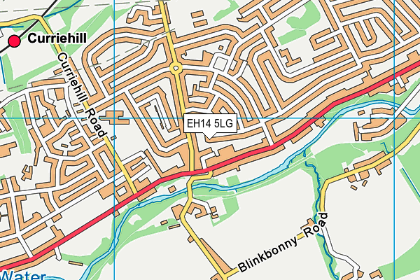 EH14 5LG map - OS VectorMap District (Ordnance Survey) EH14 5LG map - OS VectorMap District (Ordnance Survey)