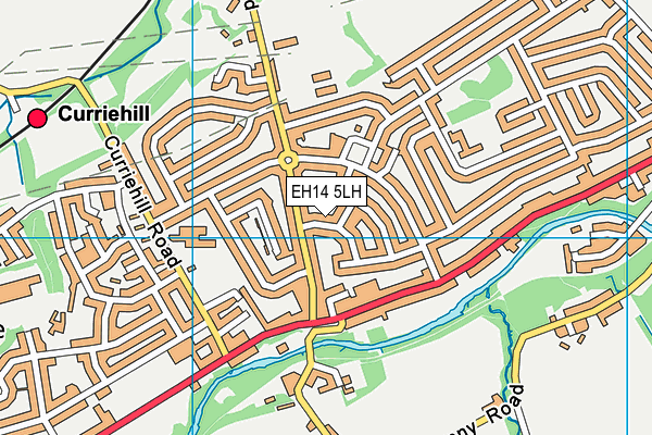 EH14 5LH map - OS VectorMap District (Ordnance Survey) EH14 5LH map - OS VectorMap District (Ordnance Survey)