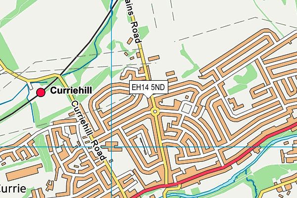 EH14 5ND map - OS VectorMap District (Ordnance Survey) EH14 5ND map - OS VectorMap District (Ordnance Survey)
