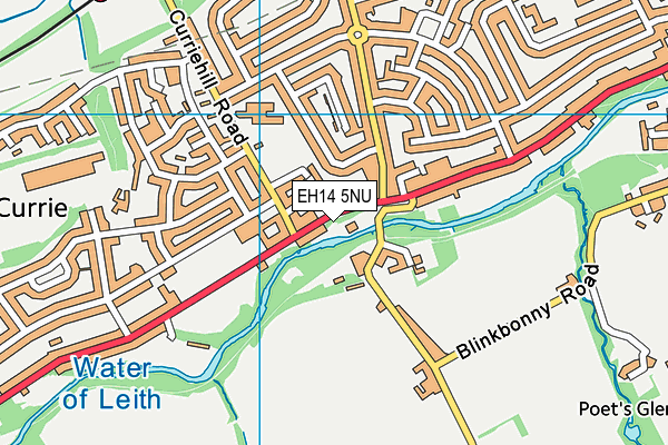 EH14 5NU map - OS VectorMap District (Ordnance Survey) EH14 5NU map - OS VectorMap District (Ordnance Survey)