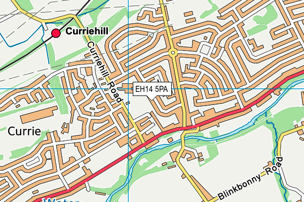 EH14 5PA map - OS VectorMap District (Ordnance Survey) EH14 5PA map - OS VectorMap District (Ordnance Survey)
