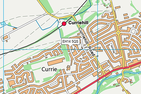 EH14 5QS map - OS VectorMap District (Ordnance Survey) EH14 5QS map - OS VectorMap District (Ordnance Survey)