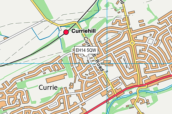EH14 5QW map - OS VectorMap District (Ordnance Survey) EH14 5QW map - OS VectorMap District (Ordnance Survey)