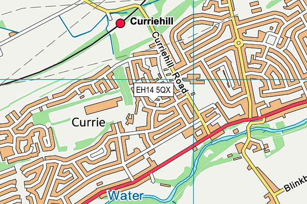 EH14 5QX map - OS VectorMap District (Ordnance Survey) EH14 5QX map - OS VectorMap District (Ordnance Survey)