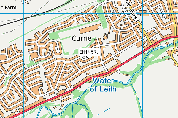 EH14 5RJ map - OS VectorMap District (Ordnance Survey) EH14 5RJ map - OS VectorMap District (Ordnance Survey)