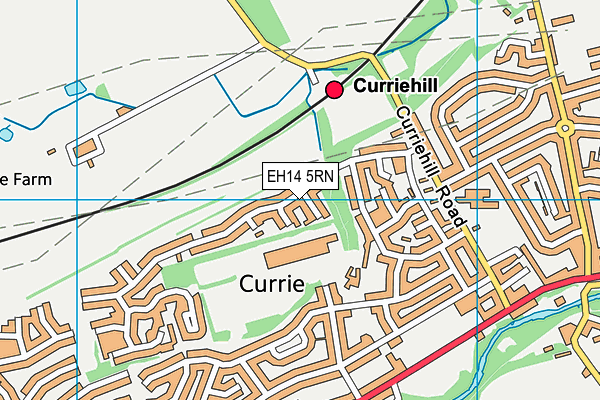 EH14 5RN map - OS VectorMap District (Ordnance Survey) EH14 5RN map - OS VectorMap District (Ordnance Survey)