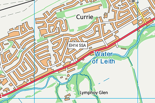 EH14 5SA map - OS VectorMap District (Ordnance Survey) EH14 5SA map - OS VectorMap District (Ordnance Survey)