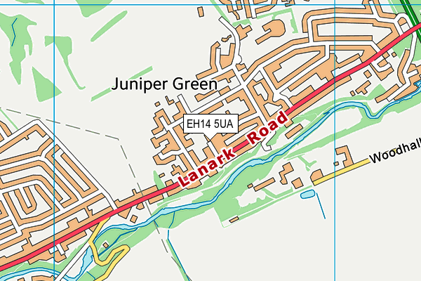 EH14 5UA map - OS VectorMap District (Ordnance Survey) EH14 5UA map - OS VectorMap District (Ordnance Survey)