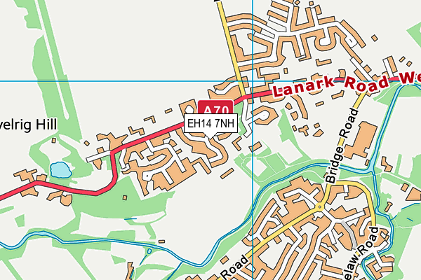 EH14 7NH map - OS VectorMap District (Ordnance Survey) EH14 7NH map - OS VectorMap District (Ordnance Survey)