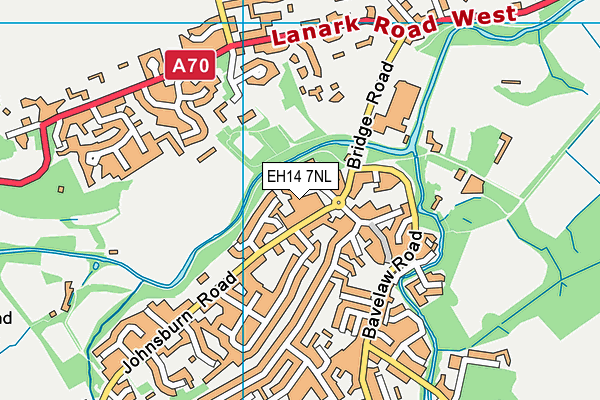 EH14 7NL map - OS VectorMap District (Ordnance Survey) EH14 7NL map - OS VectorMap District (Ordnance Survey)