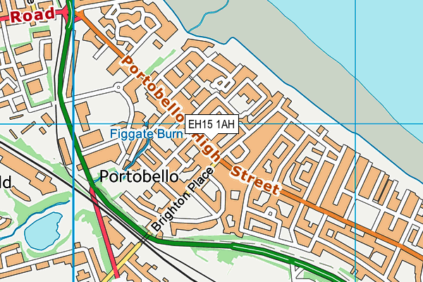 EH15 1AH map - OS VectorMap District (Ordnance Survey) EH15 1AH map - OS VectorMap District (Ordnance Survey)