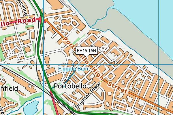 EH15 1AN map - OS VectorMap District (Ordnance Survey) EH15 1AN map - OS VectorMap District (Ordnance Survey)