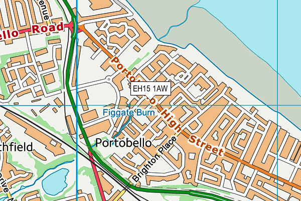 EH15 1AW map - OS VectorMap District (Ordnance Survey) EH15 1AW map - OS VectorMap District (Ordnance Survey)