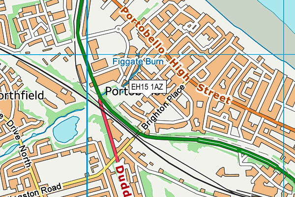 EH15 1AZ map - OS VectorMap District (Ordnance Survey) EH15 1AZ map - OS VectorMap District (Ordnance Survey)