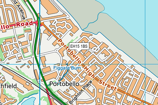 EH15 1BS map - OS VectorMap District (Ordnance Survey) EH15 1BS map - OS VectorMap District (Ordnance Survey)