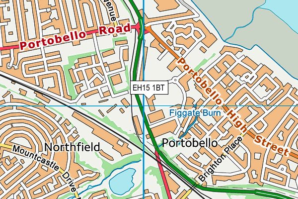 EH15 1BT map - OS VectorMap District (Ordnance Survey) EH15 1BT map - OS VectorMap District (Ordnance Survey)