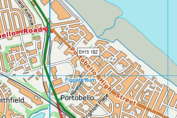 EH15 1BZ map - OS VectorMap District (Ordnance Survey) EH15 1BZ map - OS VectorMap District (Ordnance Survey)