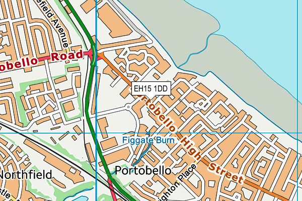 EH15 1DD map - OS VectorMap District (Ordnance Survey) EH15 1DD map - OS VectorMap District (Ordnance Survey)