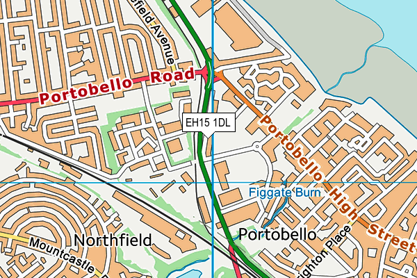 EH15 1DL map - OS VectorMap District (Ordnance Survey) EH15 1DL map - OS VectorMap District (Ordnance Survey)