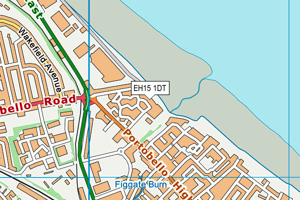 EH15 1DT map - OS VectorMap District (Ordnance Survey) EH15 1DT map - OS VectorMap District (Ordnance Survey)