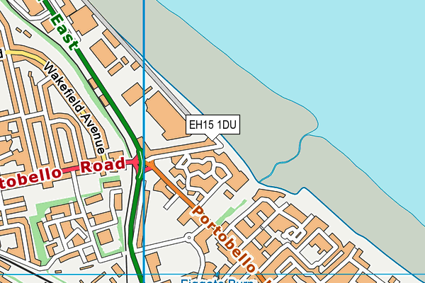 EH15 1DU map - OS VectorMap District (Ordnance Survey) EH15 1DU map - OS VectorMap District (Ordnance Survey)