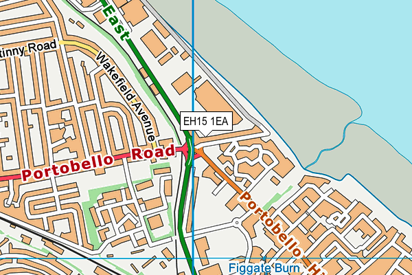EH15 1EA map - OS VectorMap District (Ordnance Survey) EH15 1EA map - OS VectorMap District (Ordnance Survey)