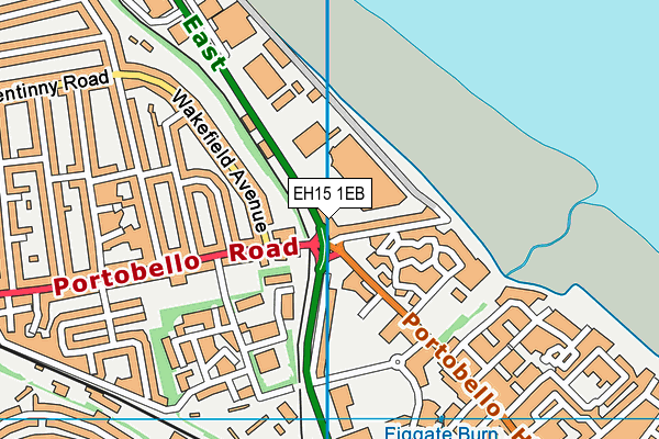EH15 1EB map - OS VectorMap District (Ordnance Survey) EH15 1EB map - OS VectorMap District (Ordnance Survey)