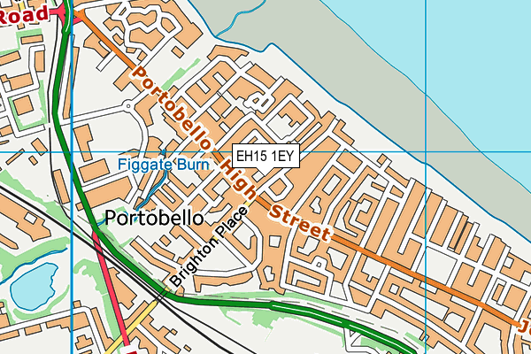 EH15 1EY map - OS VectorMap District (Ordnance Survey) EH15 1EY map - OS VectorMap District (Ordnance Survey)