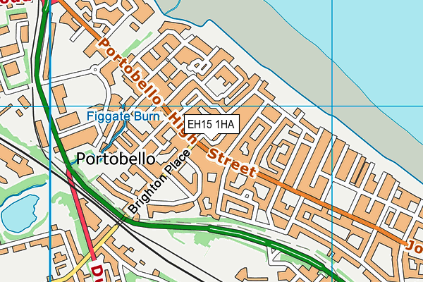 EH15 1HA map - OS VectorMap District (Ordnance Survey) EH15 1HA map - OS VectorMap District (Ordnance Survey)