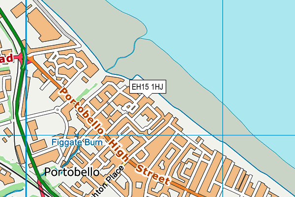 EH15 1HJ map - OS VectorMap District (Ordnance Survey) EH15 1HJ map - OS VectorMap District (Ordnance Survey)